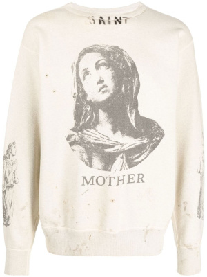 

Graphic-print sweatshirt, SAINT MXXXXXX Graphic-print sweatshirt