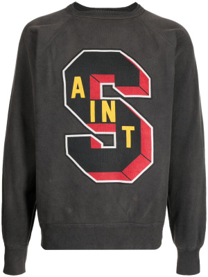 

Logo-print cotton sweatshirt, SAINT MXXXXXX Logo-print cotton sweatshirt