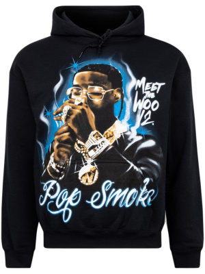 

Meet The Woo 2 graphic-print hoodie, POP SMOKE Meet The Woo 2 graphic-print hoodie