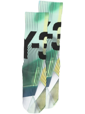 

Graphic-print logo socks, Y-3 Graphic-print logo socks