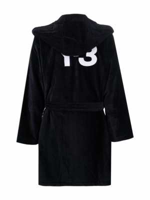

Logo-embroidered dressing gown, Y-3 Logo-embroidered dressing gown