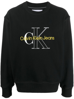 

Embroidered-logo sweatshirt, Calvin Klein Jeans Embroidered-logo sweatshirt