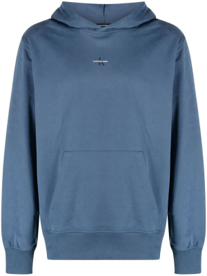 

Micro-monologo cotton hoodie, Calvin Klein Jeans Micro-monologo cotton hoodie