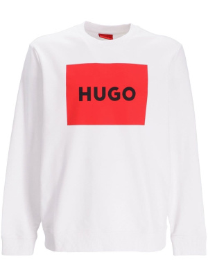 

Logo-print cotton sweatshirt, HUGO Logo-print cotton sweatshirt