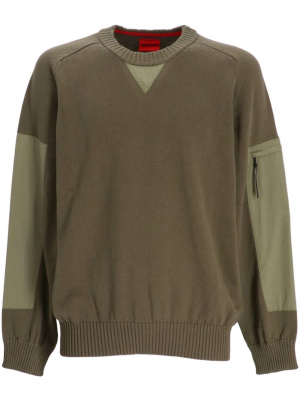 

Colour-block round-neck sweater, HUGO Colour-block round-neck sweater