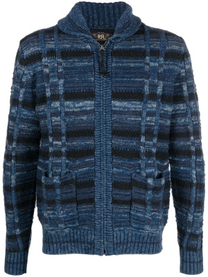 

Zip-up knitted cardigan, Ralph Lauren RRL Zip-up knitted cardigan