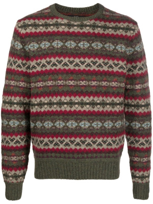 

Fair isle knit jumper, Ralph Lauren RRL Fair isle knit jumper
