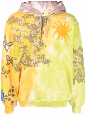 

Tie dye-print pullover hoodie, MCQ Tie dye-print pullover hoodie