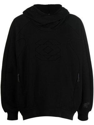 

Embossed-detail loose-fit hoodie, MCQ Embossed-detail loose-fit hoodie