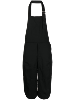 

Cropped-leg wool jumpsuit, Black Comme Des Garçons Cropped-leg wool jumpsuit