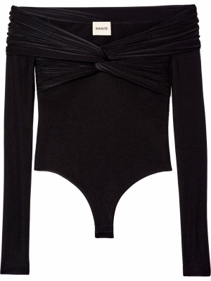 

Cibo off-shoulder bodysuit, KHAITE Cibo off-shoulder bodysuit