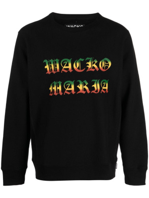 

Logo-print cotton sweatshirt, WACKO MARIA Logo-print cotton sweatshirt