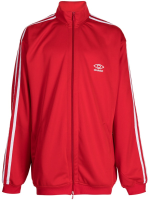 

Stripe-detail zip-up sweatshirt, Doublet Stripe-detail zip-up sweatshirt