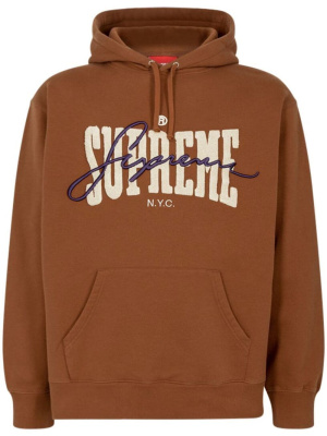 

Logo-embroidered Chenille hoodie, Supreme Logo-embroidered Chenille hoodie