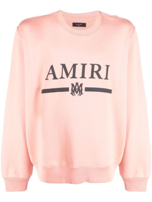 

Logo-print crew sweatshirt, AMIRI Logo-print crew sweatshirt