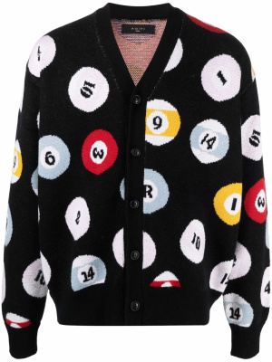 

Pool ball pattern cardigan, AMIRI Pool ball pattern cardigan