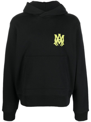 

Logo-print cotton hoodie, AMIRI Logo-print cotton hoodie