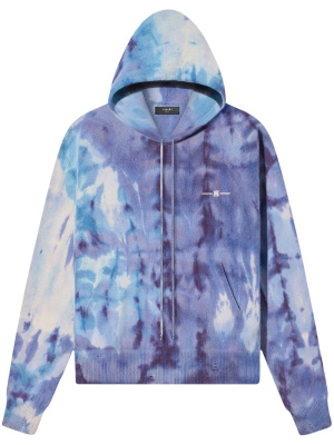 

Logo-print tie-dye hoodie, AMIRI Logo-print tie-dye hoodie