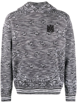 

Logo-patch pullover hoodie, AMIRI Logo-patch pullover hoodie