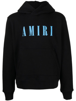 

Logo-print cotton hoodie, AMIRI Logo-print cotton hoodie