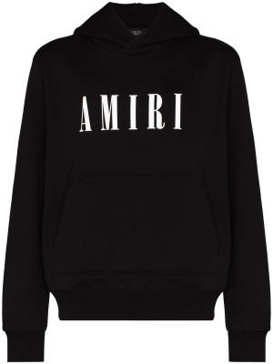 

Logo-print cotton hoodie, AMIRI Logo-print cotton hoodie