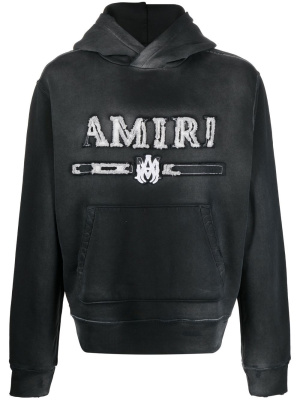 

Faded-effect logo hoodie, AMIRI Faded-effect logo hoodie