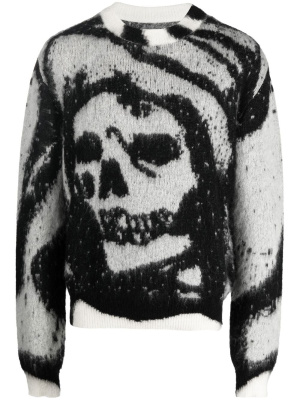 

Skull-patterned jumper, AMIRI Skull-patterned jumper