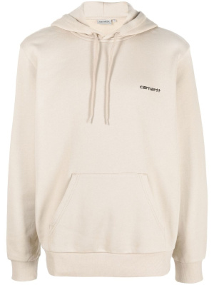 

Script embroidered cotton-jersey hoodie, Carhartt WIP Script embroidered cotton-jersey hoodie