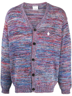 

Cross-motif V-neck cardigan, Marcelo Burlon County of Milan Cross-motif V-neck cardigan
