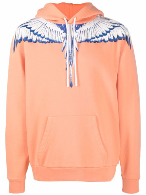 

Icon Wings-motif hoodie, Marcelo Burlon County of Milan Icon Wings-motif hoodie