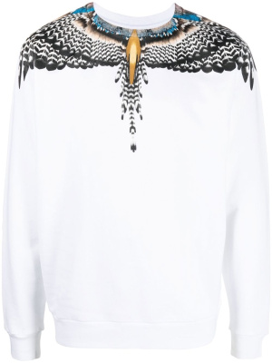

Grizzly Wings-print sweatshirt, Marcelo Burlon County of Milan Grizzly Wings-print sweatshirt