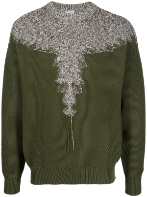 

Panelled knitted jumper, Marcelo Burlon County of Milan Panelled knitted jumper