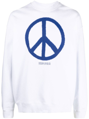 

County Peace organic cotton sweatshirt, Marcelo Burlon County of Milan County Peace organic cotton sweatshirt