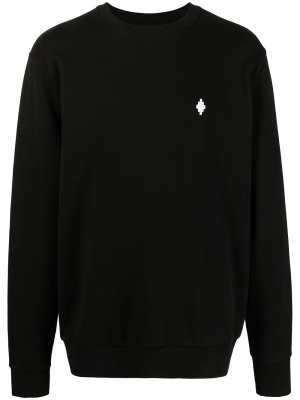 

Logo-print cotton sweatshirt, Marcelo Burlon County of Milan Logo-print cotton sweatshirt