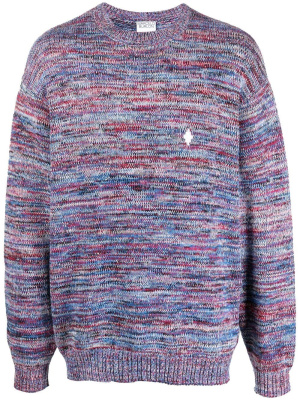 

Logo-patch crew-neck jumper, Marcelo Burlon County of Milan Logo-patch crew-neck jumper
