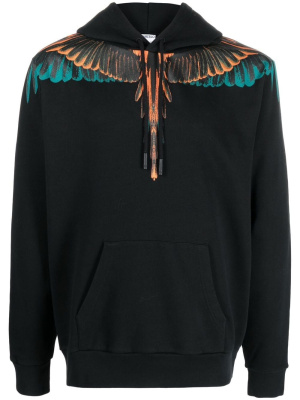 

Wings-print pullover hoodie, Marcelo Burlon County of Milan Wings-print pullover hoodie
