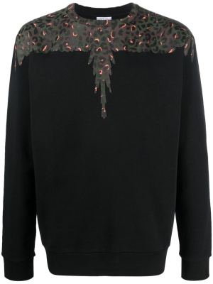 

Animalier Wings organic cotton sweatshirt, Marcelo Burlon County of Milan Animalier Wings organic cotton sweatshirt