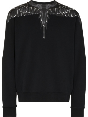 

Wings-print crew-neck sweatshirt, Marcelo Burlon County of Milan Wings-print crew-neck sweatshirt