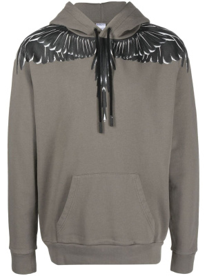 

Icon Wings organic cotton hoodie, Marcelo Burlon County of Milan Icon Wings organic cotton hoodie