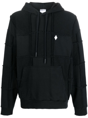 

Tonal patchwork hoodie, Marcelo Burlon County of Milan Tonal patchwork hoodie