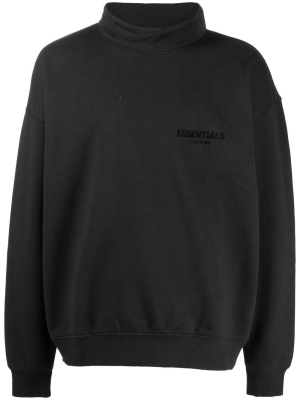 

Logo-print cotton-blend sweatshirt, FEAR OF GOD ESSENTIALS Logo-print cotton-blend sweatshirt