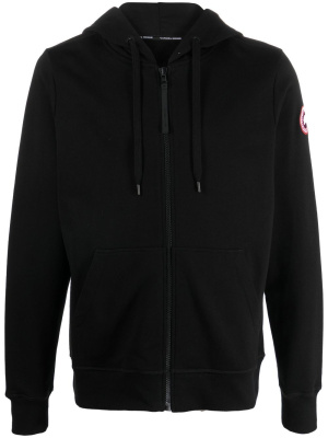 

Cotton logo-patch hoodie, Canada Goose Cotton logo-patch hoodie
