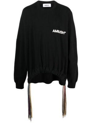 

Logo-print drawstring sweatshirt, AMBUSH Logo-print drawstring sweatshirt