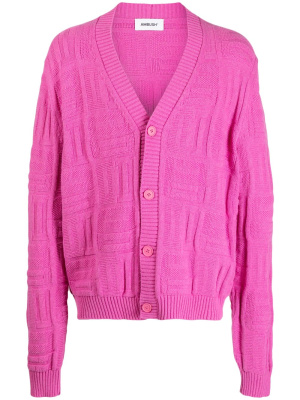 

Monogram-pattern knit cardigan, AMBUSH Monogram-pattern knit cardigan
