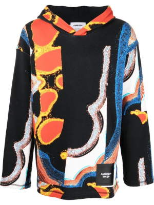 

Abstract-print hoodie, AMBUSH Abstract-print hoodie