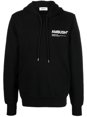 

WKSP logo-print hoodie, AMBUSH WKSP logo-print hoodie
