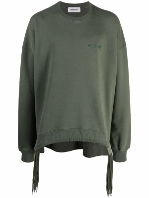 

Fringed-hem sweatshirt, AMBUSH Fringed-hem sweatshirt