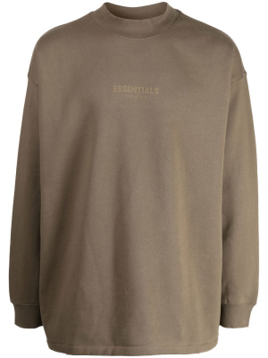 

Appliqué logo crew-neck sweatshirt, FEAR OF GOD ESSENTIALS Appliqué logo crew-neck sweatshirt
