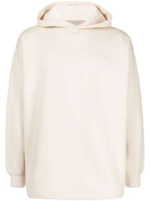 

Debossed-logo cotton hoodie, FEAR OF GOD ESSENTIALS Debossed-logo cotton hoodie
