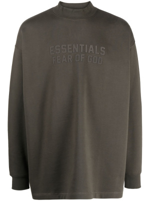 

Crew-neck logo-print sweatshirt, FEAR OF GOD ESSENTIALS Crew-neck logo-print sweatshirt